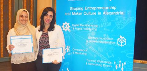 Women Science Co-Founders Win First Place at the GIST Startup Training in Egypt