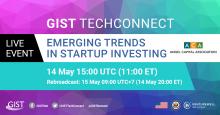 GIST TechConnect Emerging Trends in Startup Investment Banner